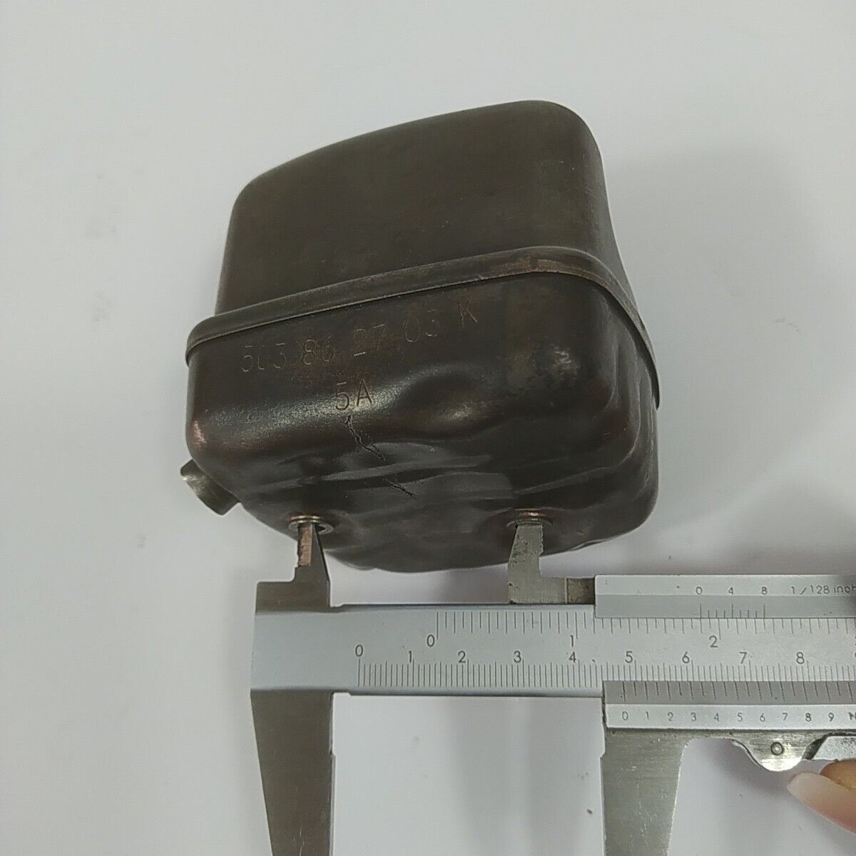 MARMITTA SILENZIATORE TERMINALE SCARICO per motosega HUSQVARNA 51 ricambio usato