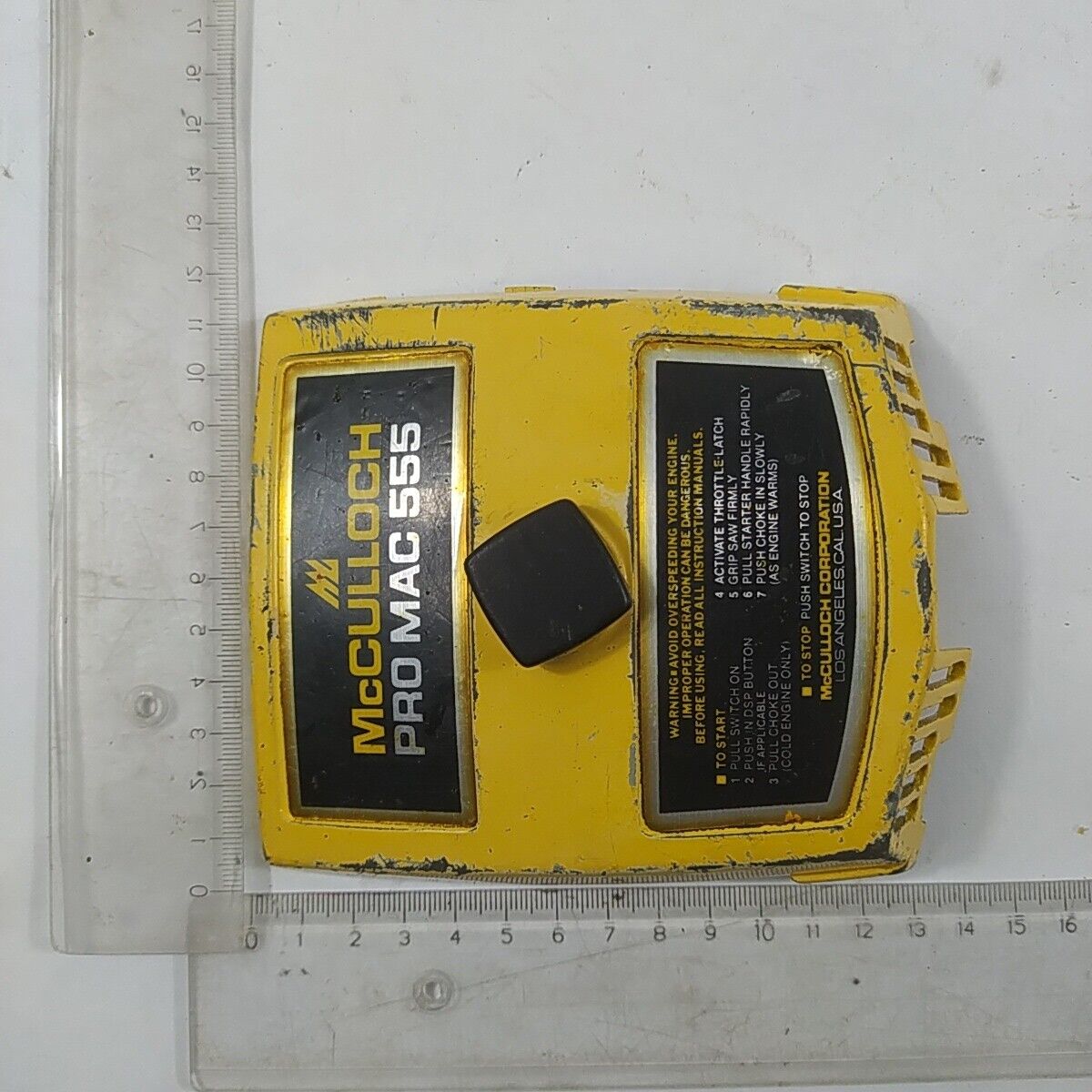 Ricambi COPERCHIO COPRÌ FILTRO ARIA PER MOTOSEGA MCCULLOCH PRO MAC 555 usati