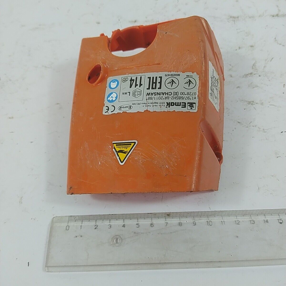 COPERCHIO SUPERIORE COPRI MOTORE per motosega OLEO MAC GS 440 ricambi usati