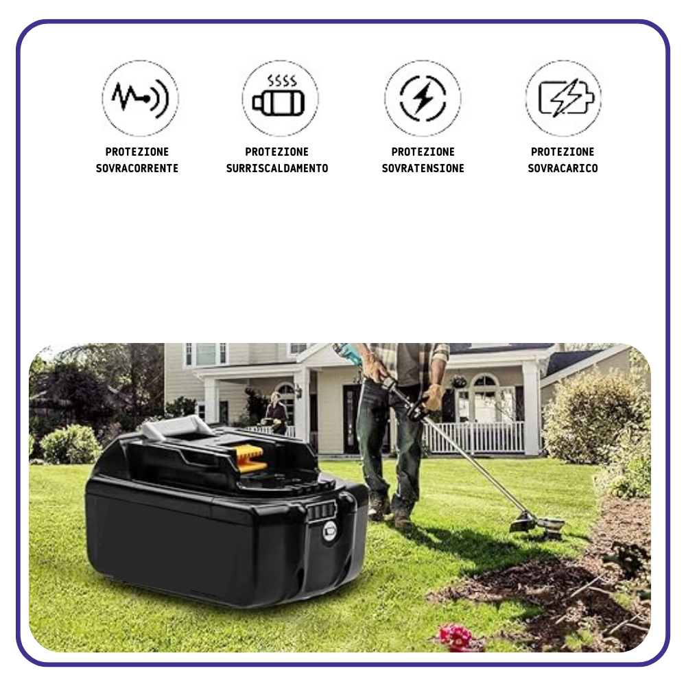 batterie BATTERIA per MAKITA 18V 5h 5AH NON ORIGINALE trapano e avvitatore