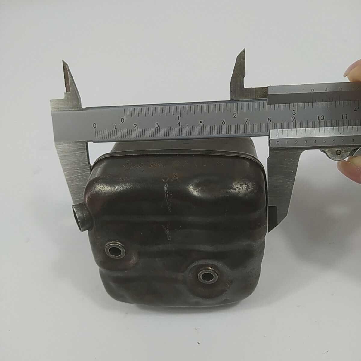 MARMITTA SILENZIATORE TERMINALE SCARICO per motosega HUSQVARNA 51 ricambio usato