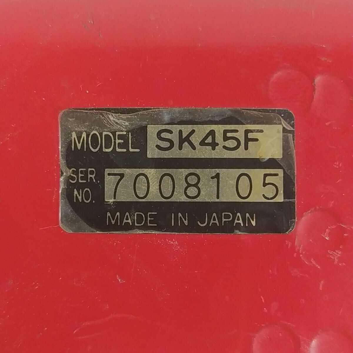 Ricambio DECESPUGLIATORE SHINDAIWA SK 45 F GOMMINI DI SUPPORTO motore usato