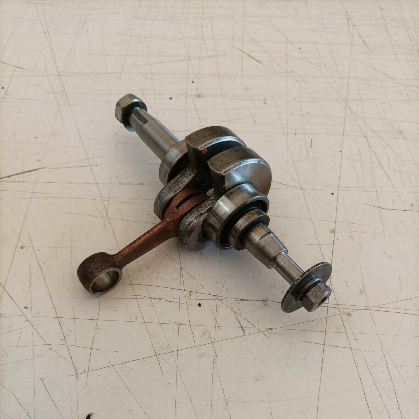 MOTOSEGA OLEO MAC 350 NORMALE ALBERO MOTORE originale COMPLETO ricambi usati