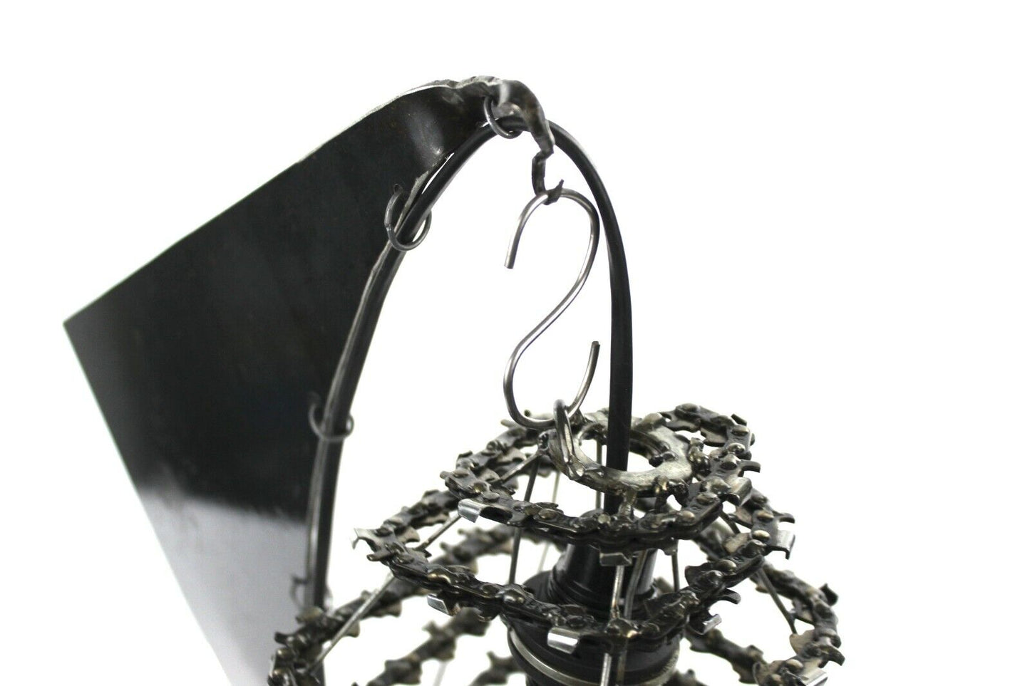 lampada da scrivania tavolo ARTIGIANALE comodino per camera da letto in metallo