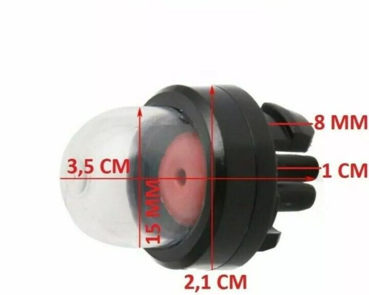 POMPETTA PRIMER BENZINA CARBURATORE PER MOTOSEGA DECESPUGLIATORE TAGLIASIEPE