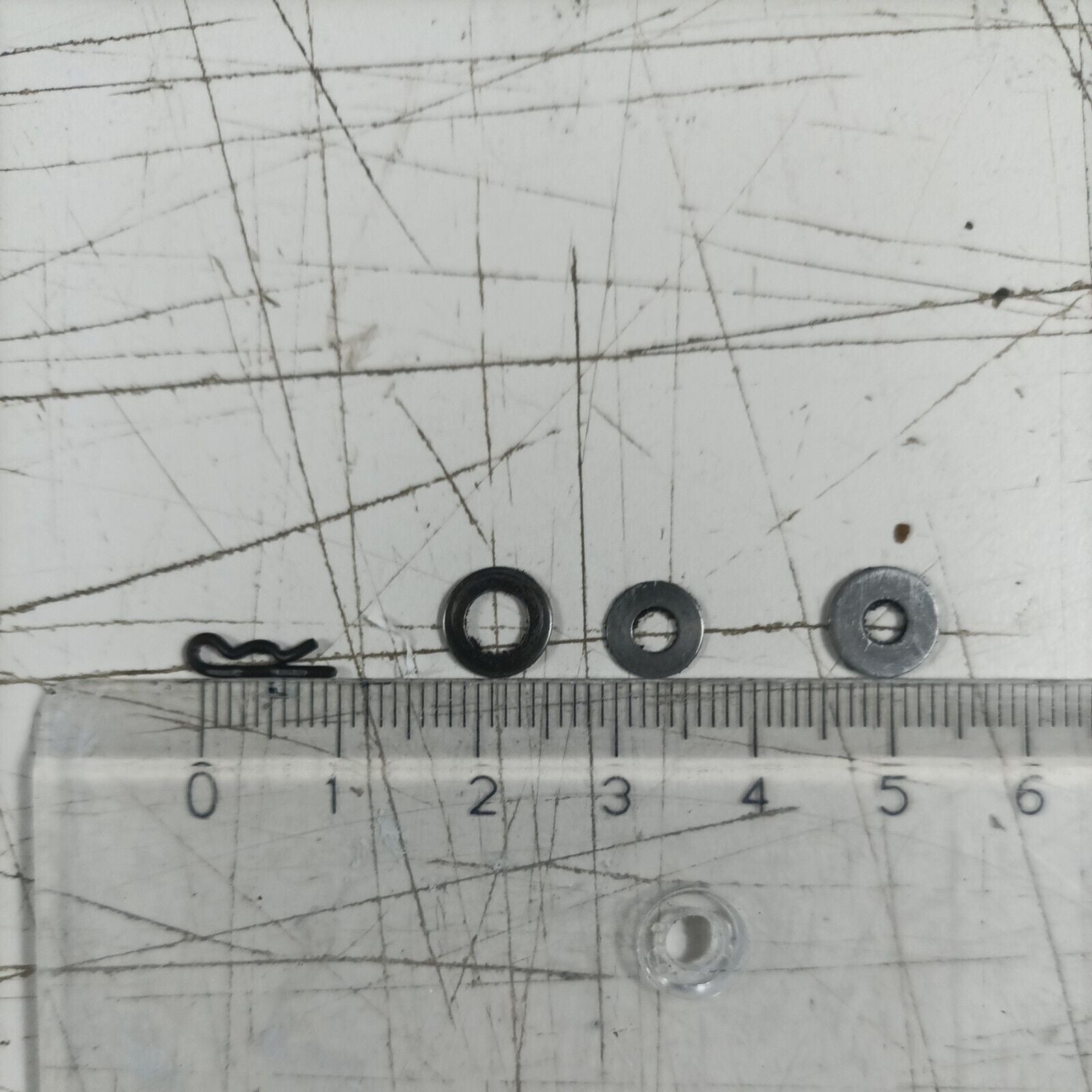 MOTOSEGA OLEOMAC OM 251 FERMO RONDELLA LEVA ACCELERATORE CAVO ricambi usati