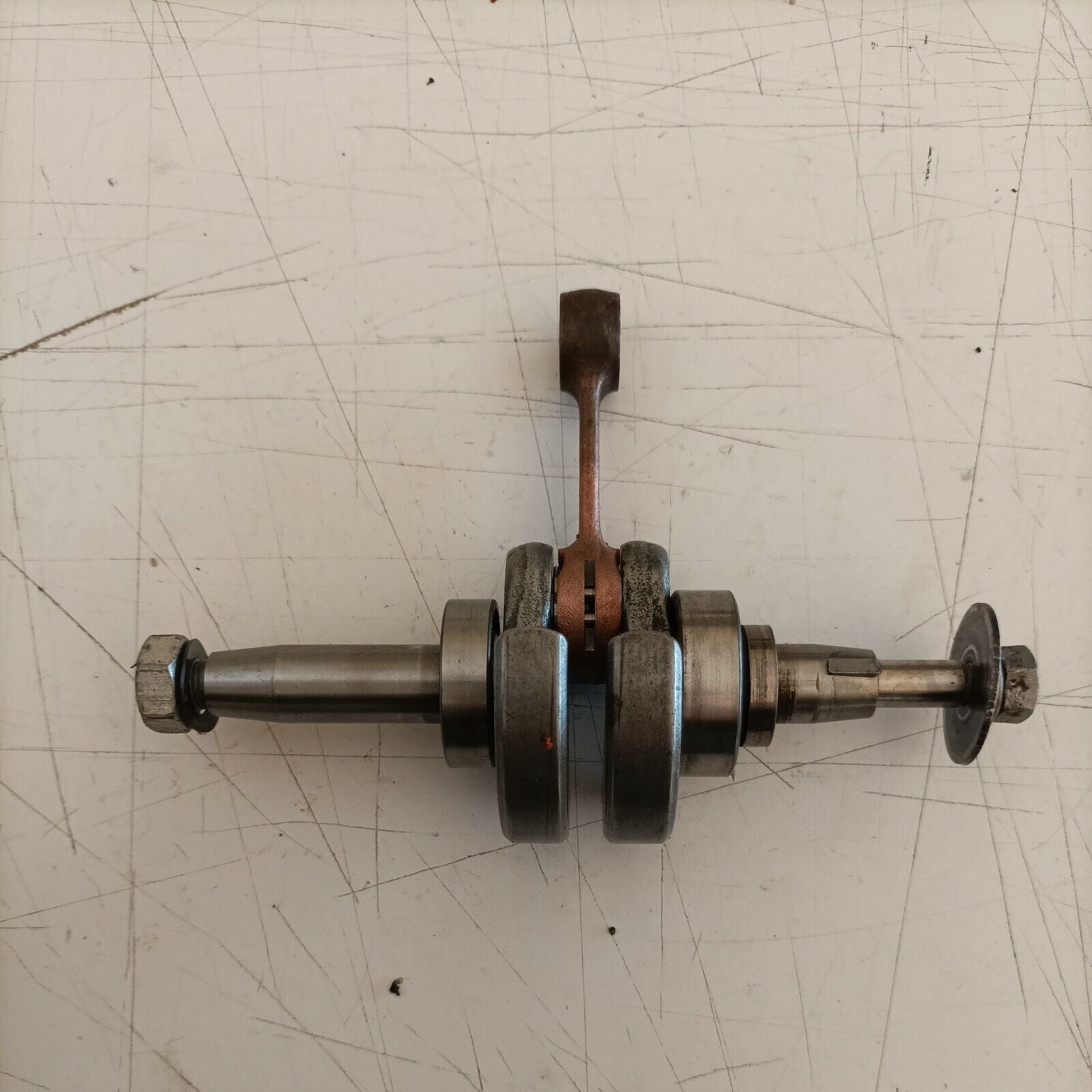 MOTOSEGA OLEO MAC 350 NORMALE ALBERO MOTORE originale COMPLETO ricambi usati