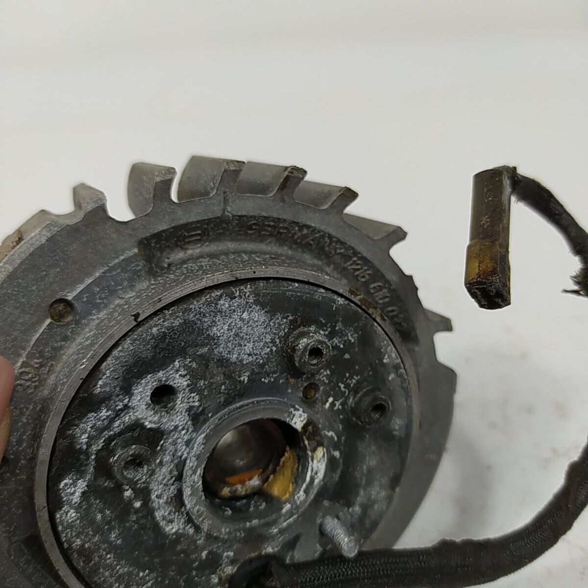 MOTOSEGA CASTOR cp 55 ALPINA PRO 55 VOLANO E BOBINA ACCENSIONE CON PUNTINE