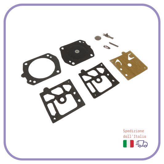 KIT MEMBRANE guarnizione per carburatore K10 HD walbro MOTOSEGA Husqvarna Stihl