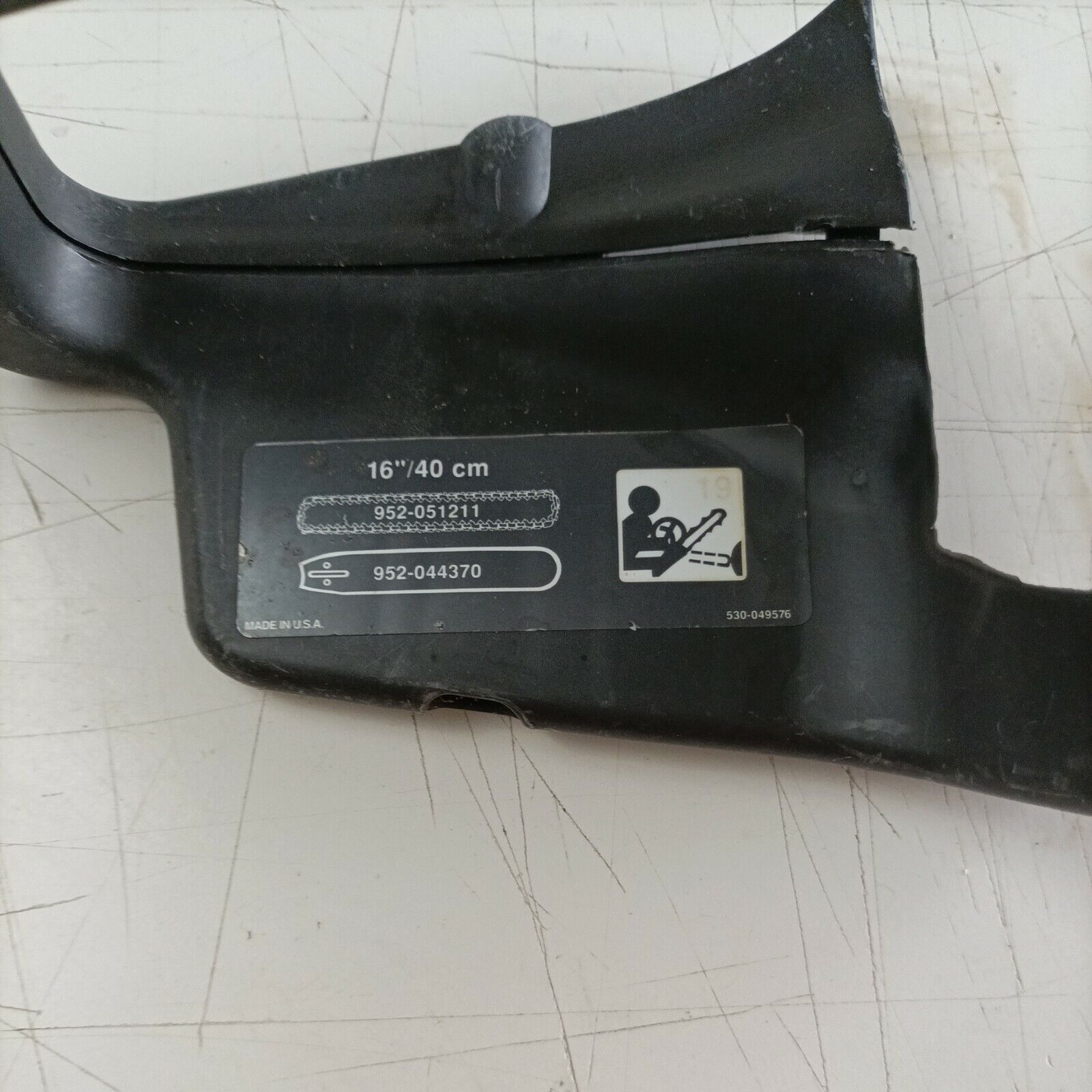 IMPUGNATURA manico COMANDO ACCELERAZIONE PER MOTOSEGA POULAN 2250 ricambi usati