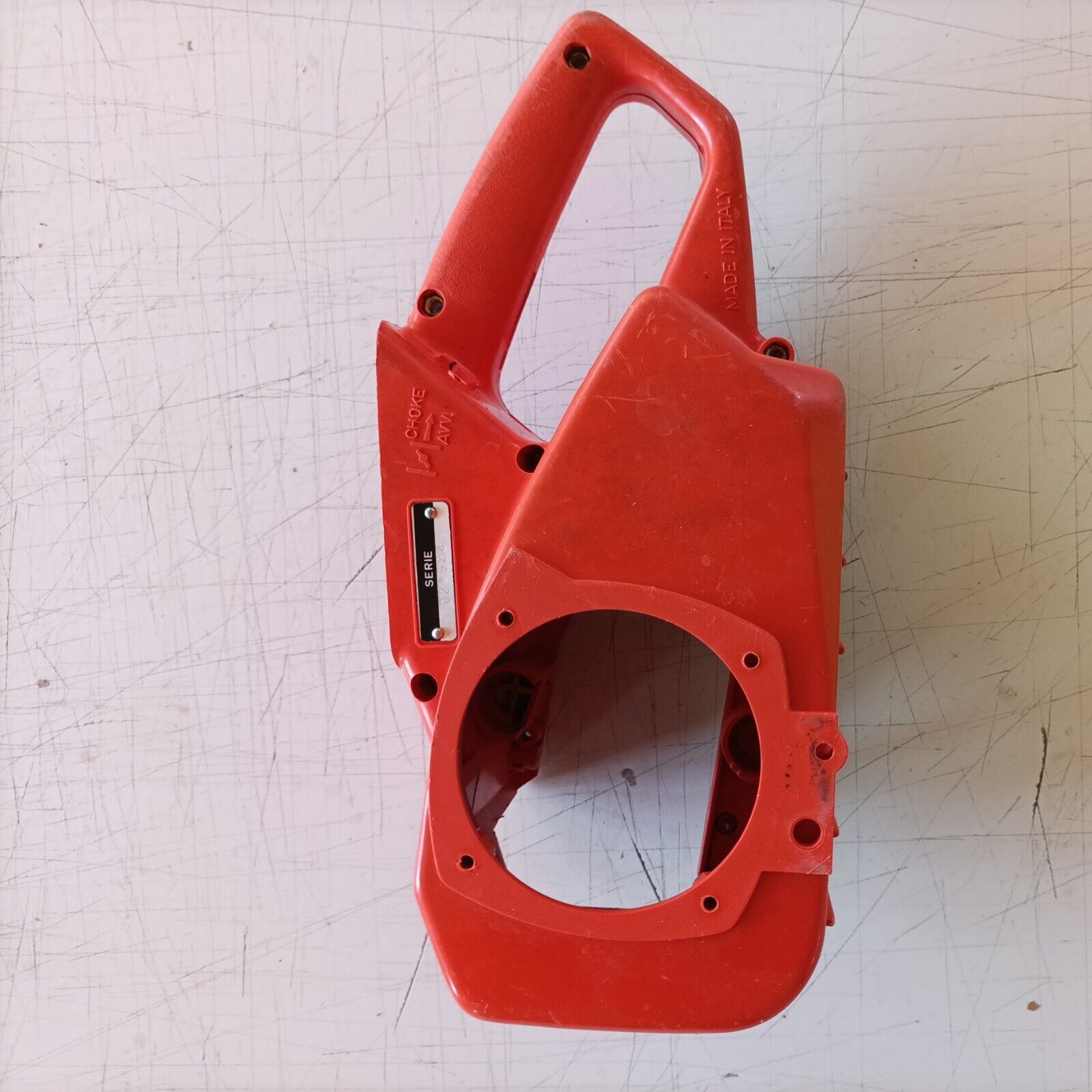 TELAIO CARCASSA COPERTURA MOTORE COMPLETA PER MOTOSEGA CASTOR 438