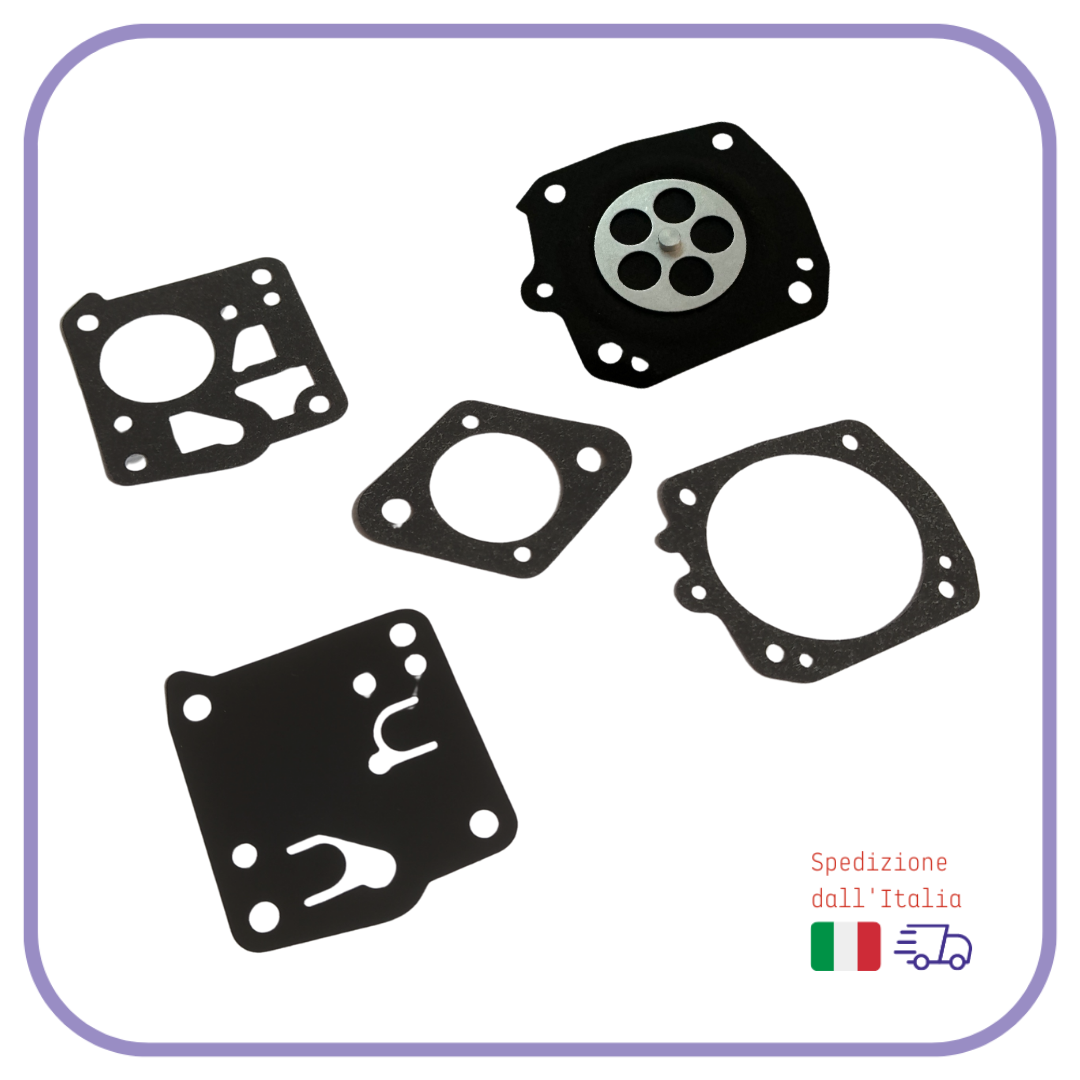 kit MEMBRANE per carburatore TILLOTSON HS motosega ALPINA ricambi BLITZ OLEO MAC