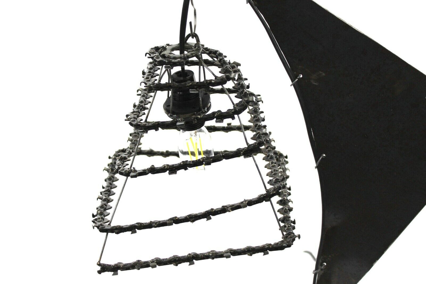 lampada da scrivania tavolo ARTIGIANALE comodino per camera da letto in metallo