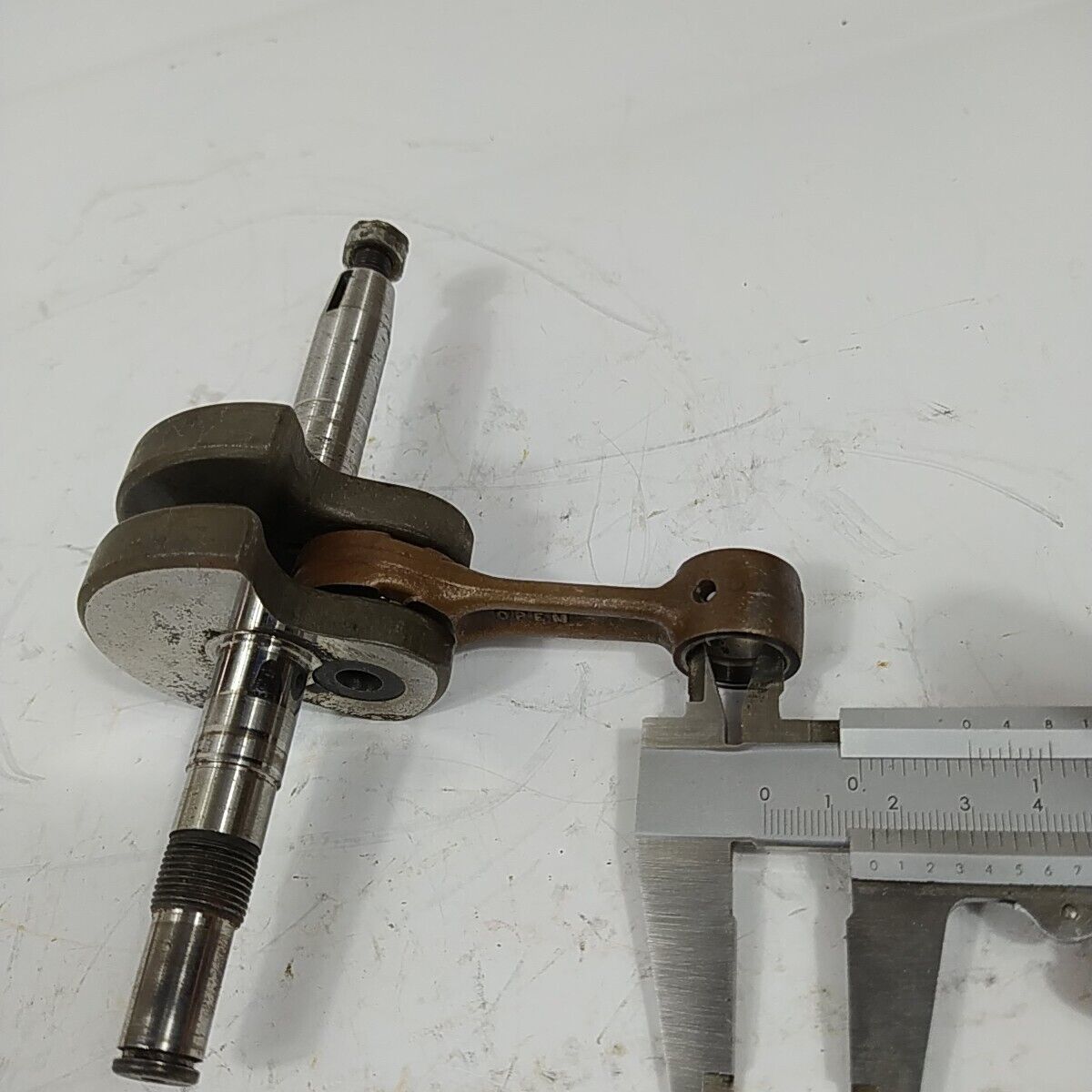 ALBERO MOTORE originale COMPLETO PER MOTOSEGA OPEM SUPER 157 ricambi usati