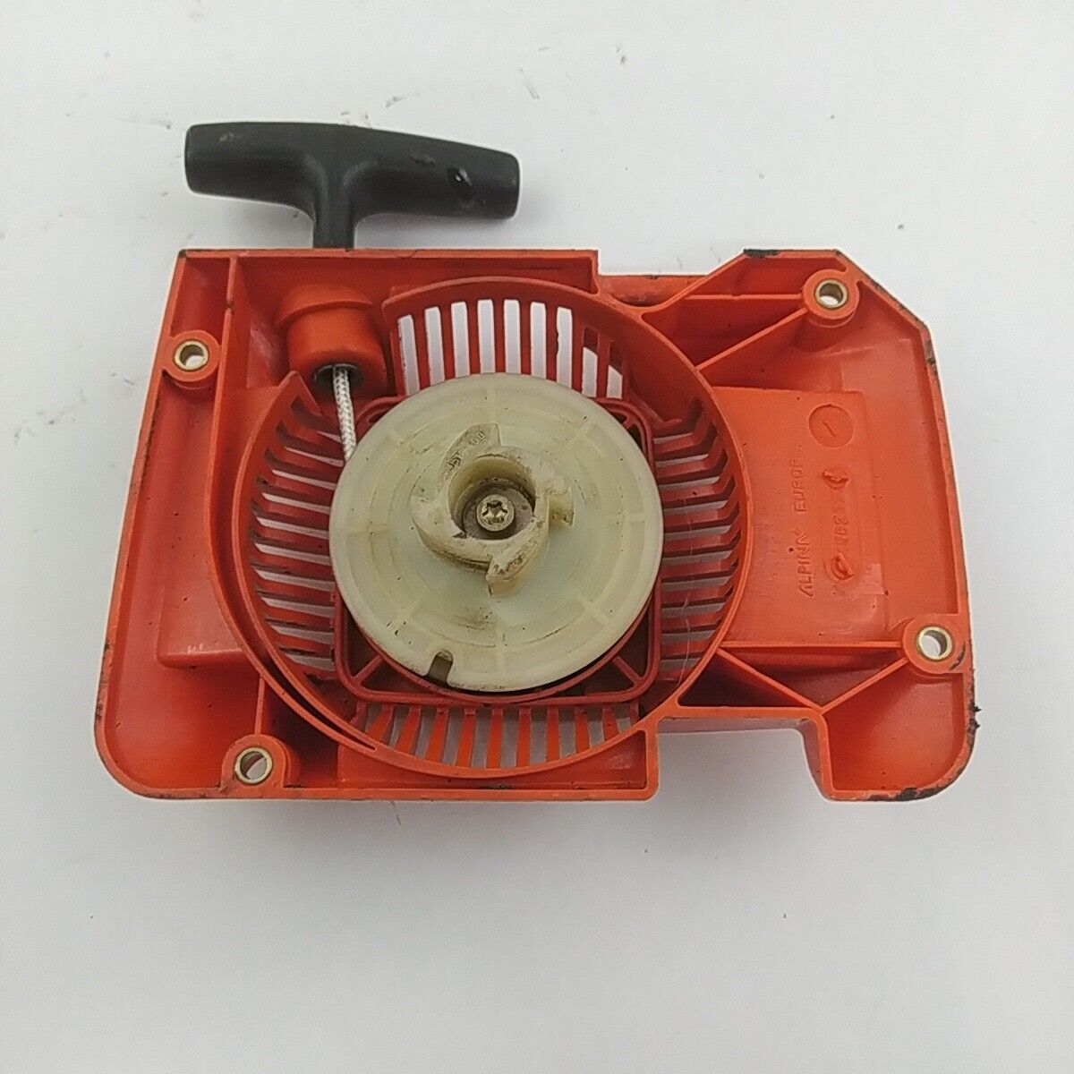 motosega CASTOR ALPINA 450 ricambio COPERCHIO di AVVIAMENTO trascinatore Usato