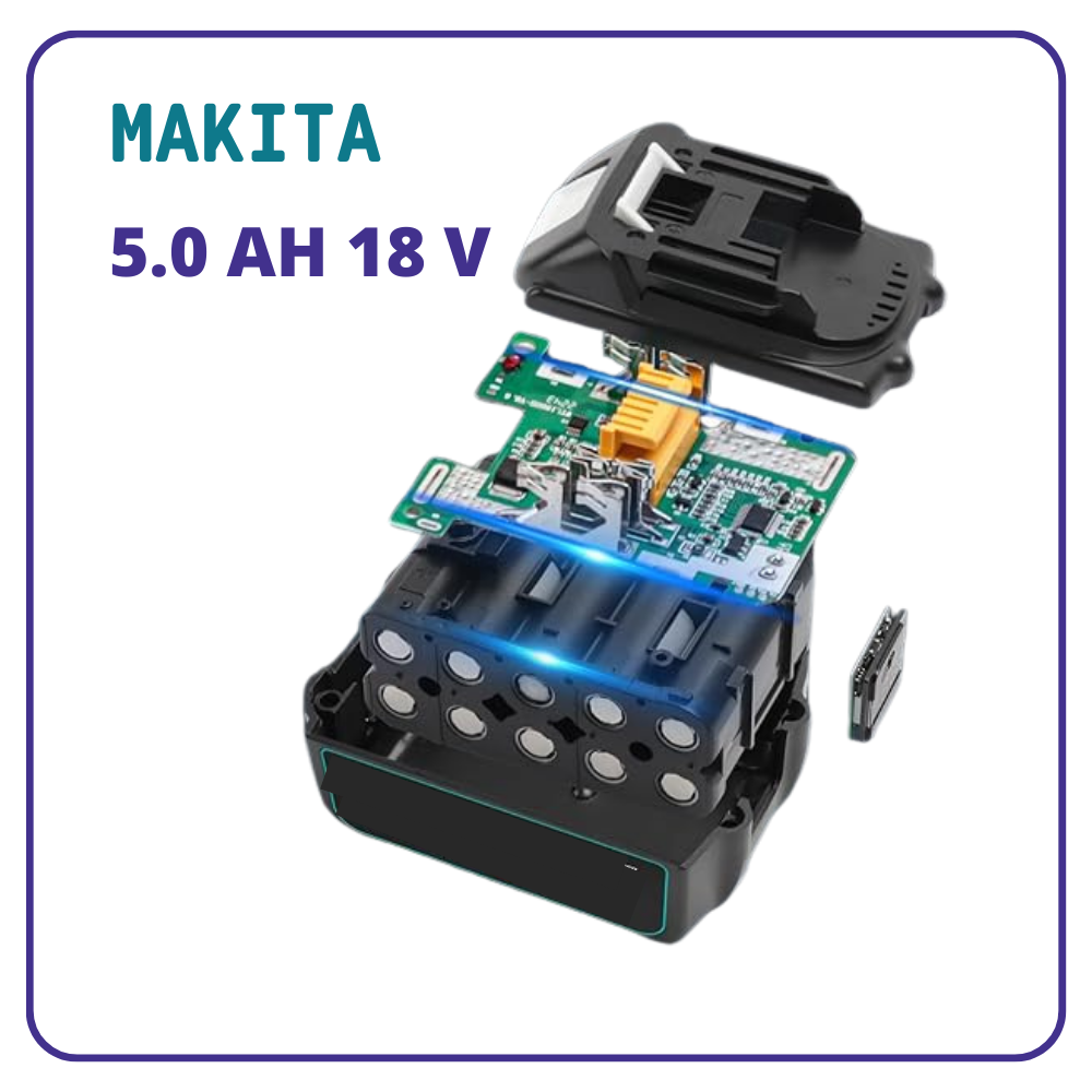 batterie BATTERIA per MAKITA 18V 5h 5AH NON ORIGINALE trapano e avvitatore