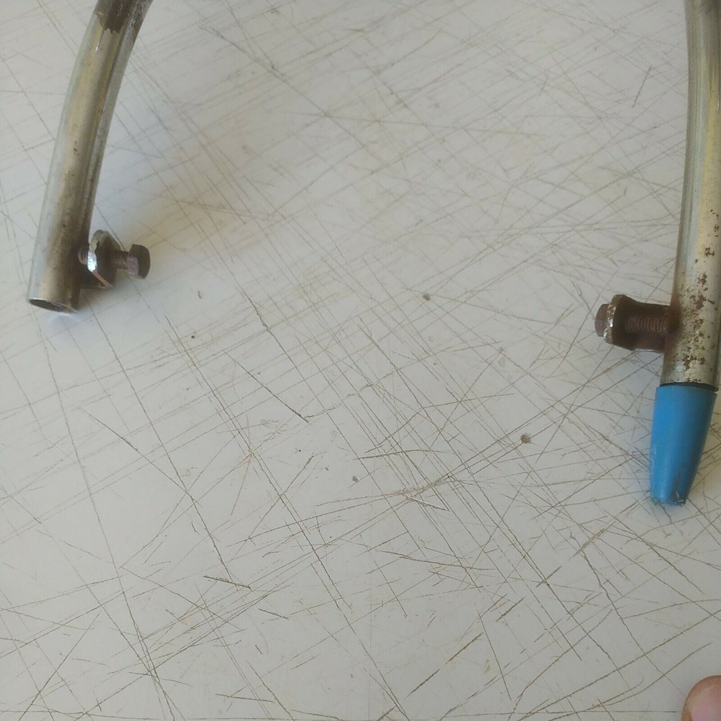 PARAURTI CROMATO PARAFANGO anteriore VESPA 50 90 125 ricambi usati