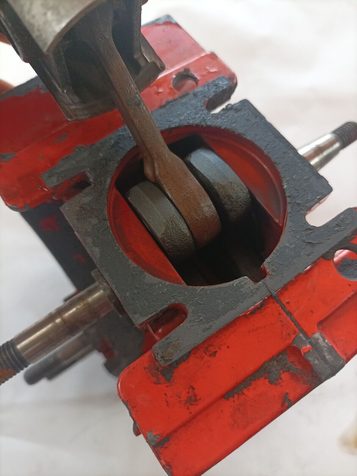 ALBERO MOTORE carter serbatoio olio BASAMENTO PER MOTOSEGA CASTOR C 41 A 41