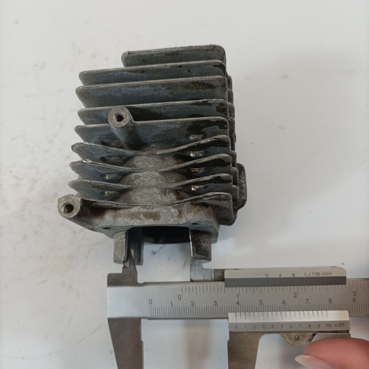 CILINDRO E PISTONE PER MOTOSEGA ALPINA CASTOR P34 TR350 PR350 d 38 ricambi usati