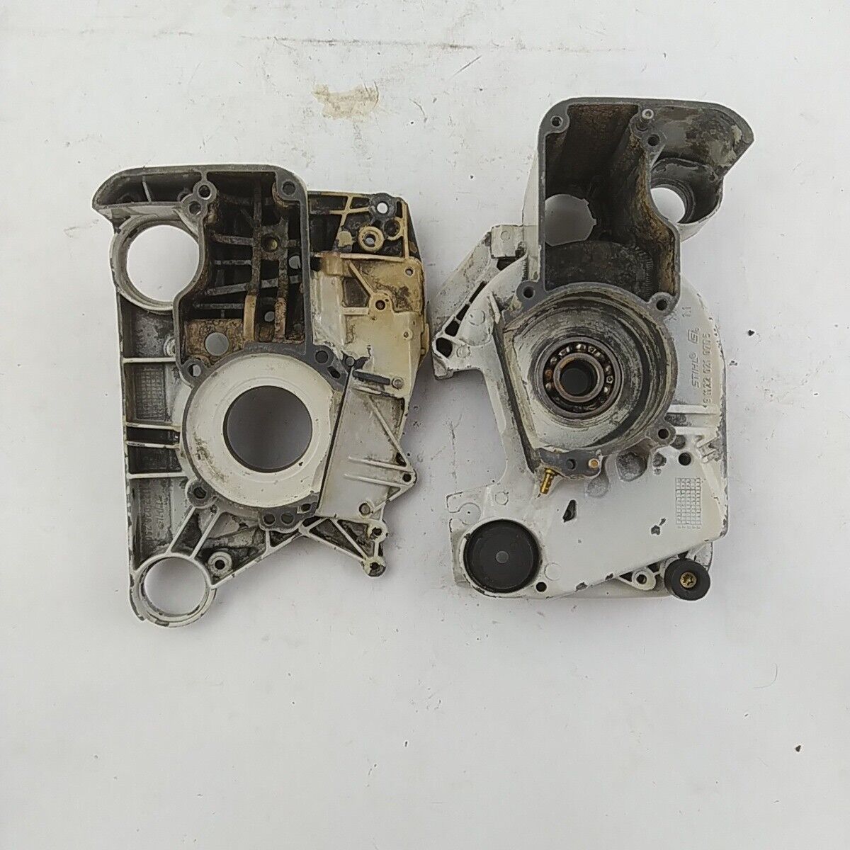 ricambio CARTER BASAMENTO cilindro Telaio usato per motosega STIHL 038 AV Super