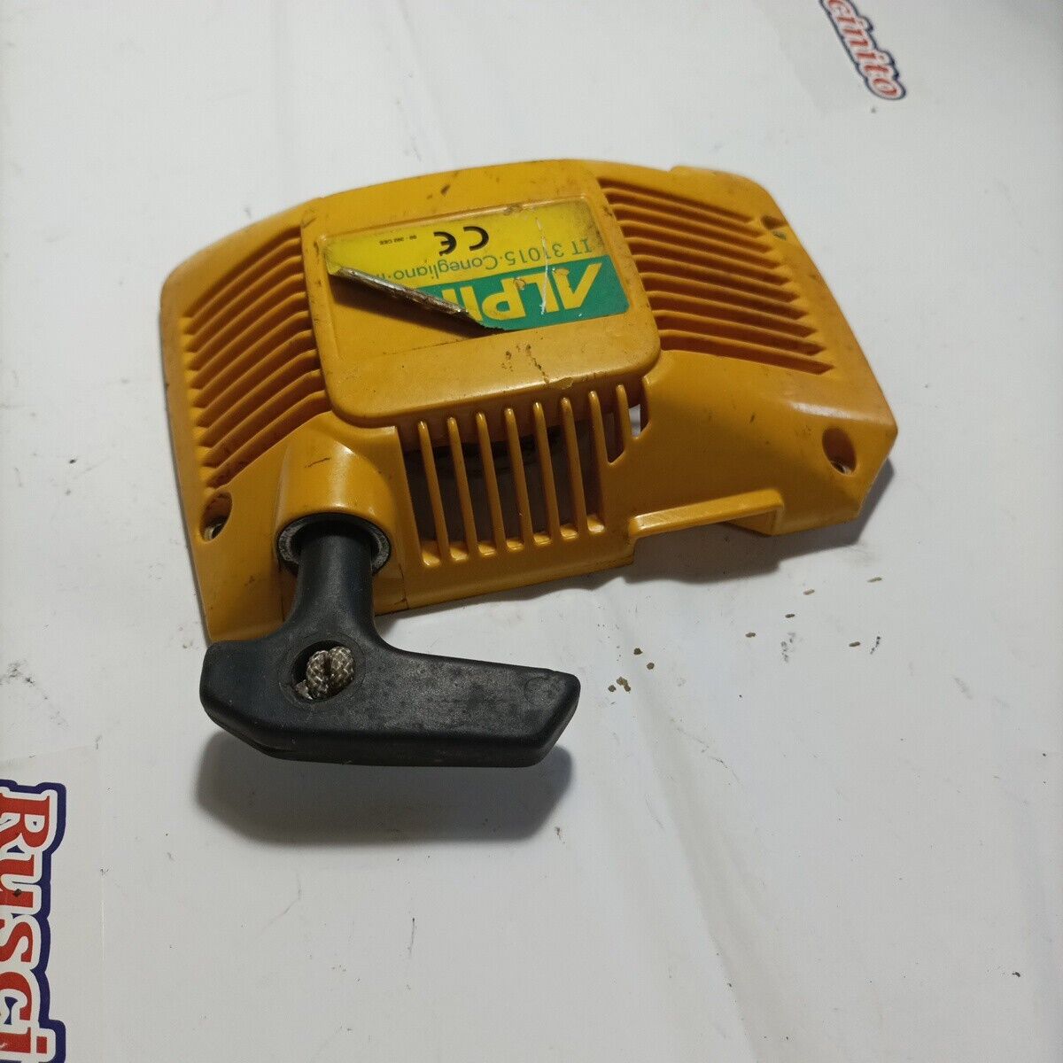 motosega ALPINA P- 400 COPERCHIO kit avviamento Autoavvolgente Ricambio Usato