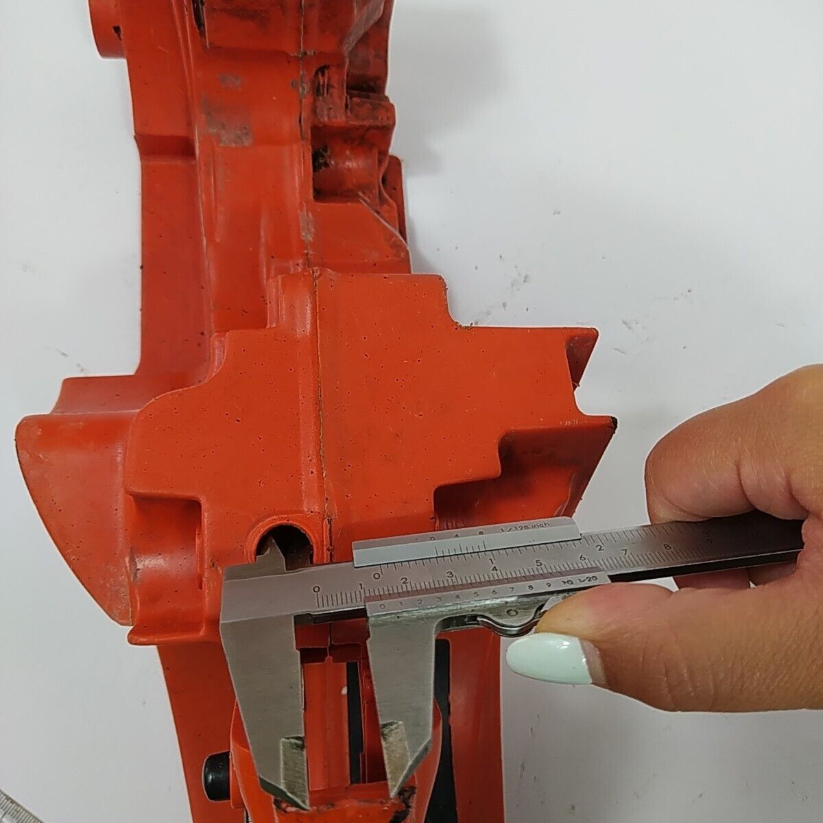 Ricambio usato per motosega DOLMAR 116 si IMPUGNATURA GAS e SERBATOIO CARBURANTE