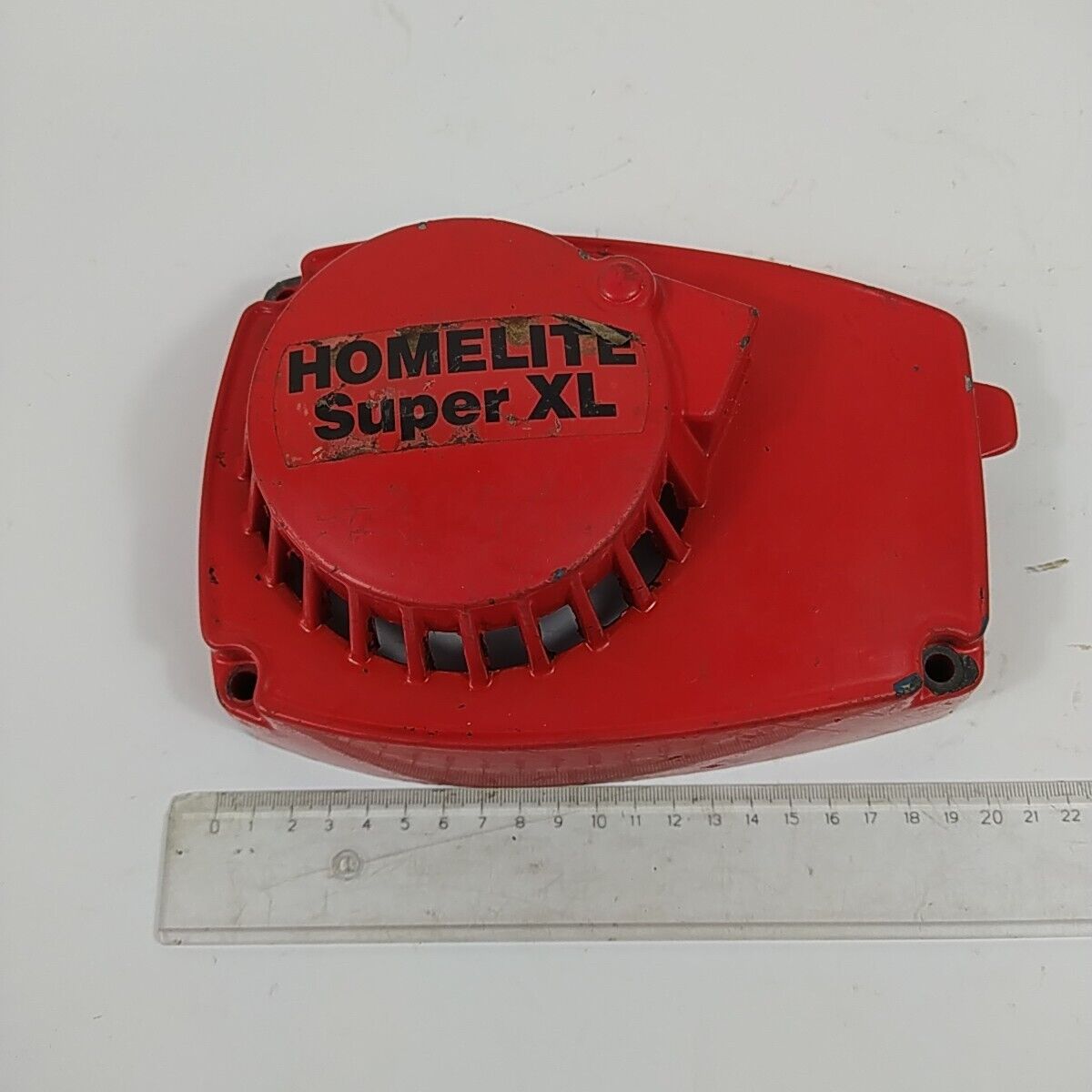 COPERCHIO E PULEGGIA avviamento PER MOTOSEGA HOMELITE SUPER XL ricambi usati