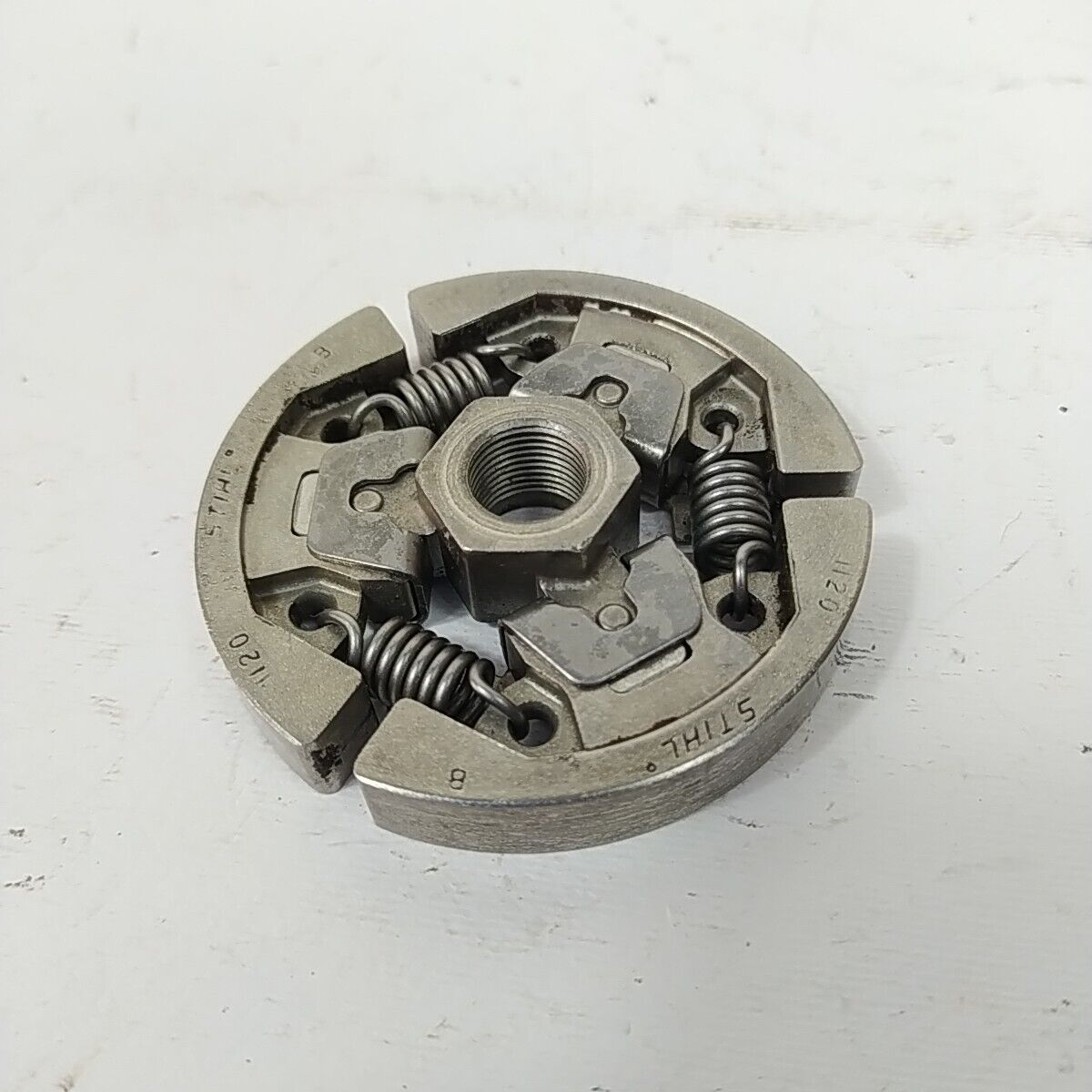 FRIZIONE completa PER MOTOSEGA STIHL 025 MS 170 014103 ORIGINALE ricambi usati