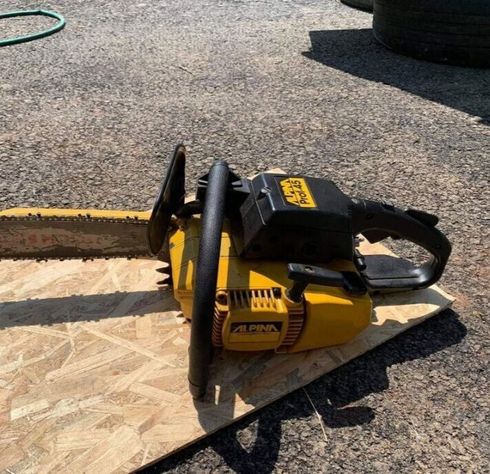 ricambio usato ALBERO MOTORE ORIGINALE COMPLETO PER MOTOSEGA ALPINA PROF 45
