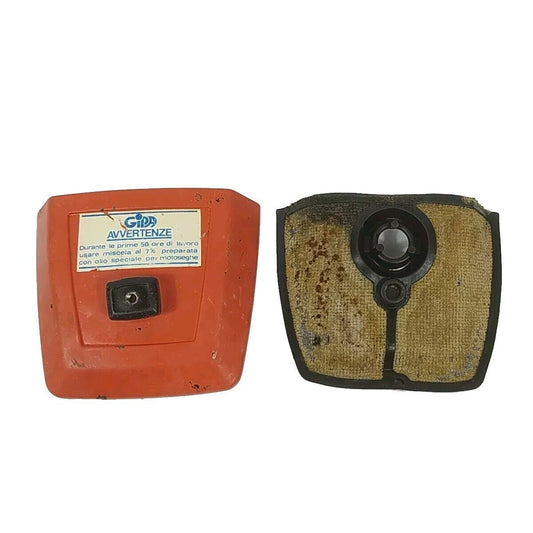 COPERCHIO E FILTRO ARIA PER MOTOSEGA CASTOR  ALPINE 70 60 55 ANTIVIBRANTE