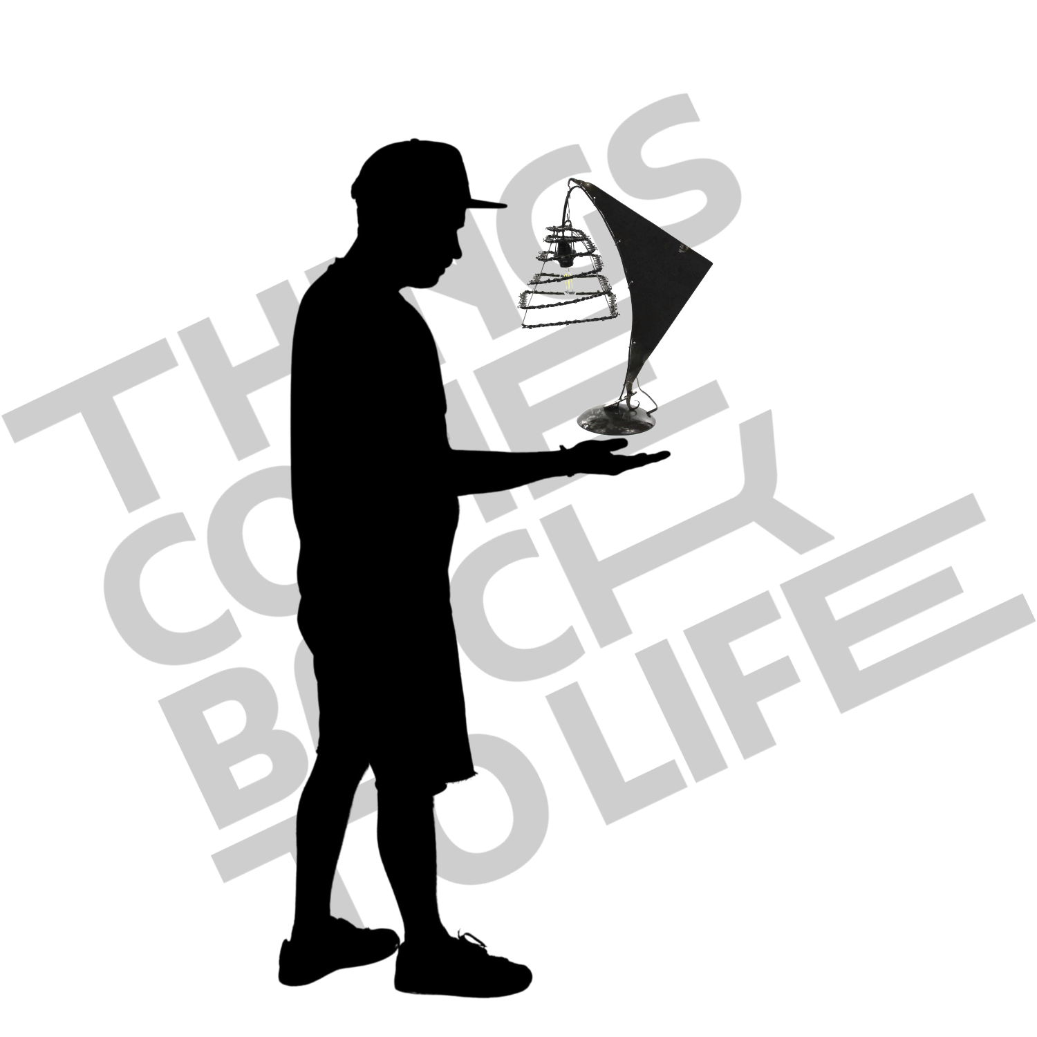 lampada da scrivania tavolo ARTIGIANALE comodino per camera da letto in metallo