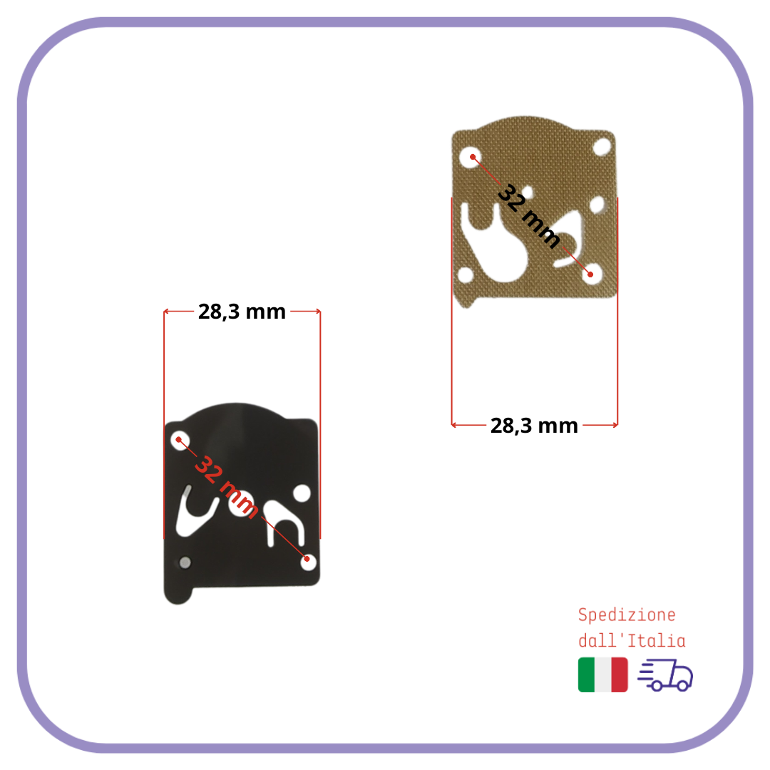 MEMBRANE carburatore WALBRO WT WAT k 20 guarnizione per decespugliatore ricambi