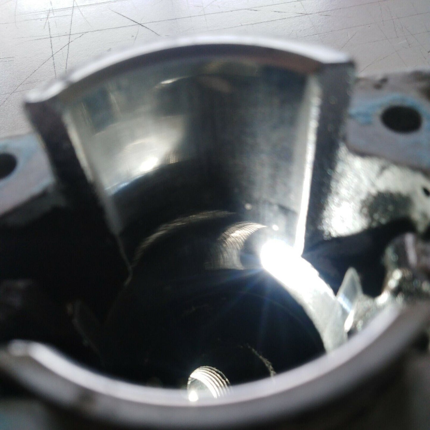 CILINDRO E PISTONE PER MOTOSEGA ALPINA CASTOR P34 TR350 PR350 d 38 ricambi usati