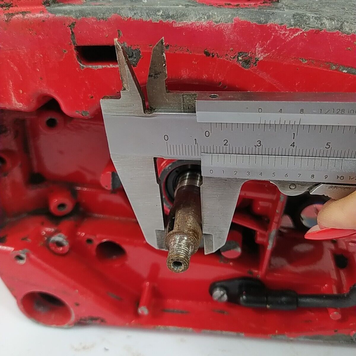 CARTER basamento ALBERO MOTORE PER MOTOSEGA OPEM JOLLY 155 ricambi usati