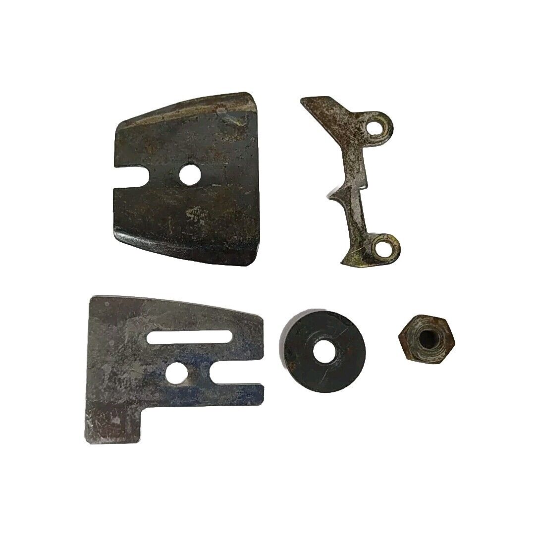 DADO BARRA E LAMIERINO INTERNO ED ESTERNO PER MOTOSEGA CASTOR 438 ricambi usati