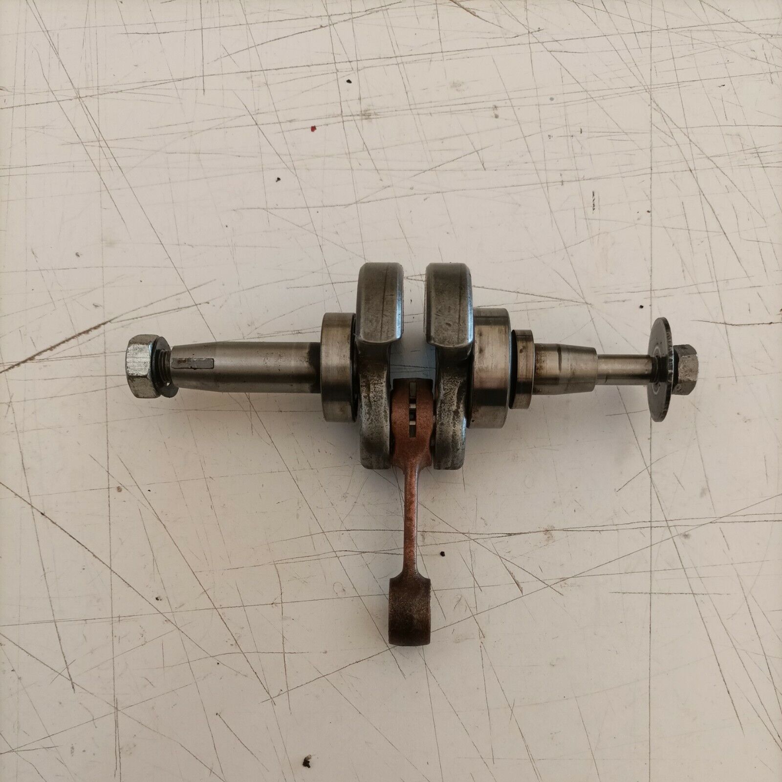 MOTOSEGA OLEO MAC 350 NORMALE ALBERO MOTORE originale COMPLETO ricambi usati