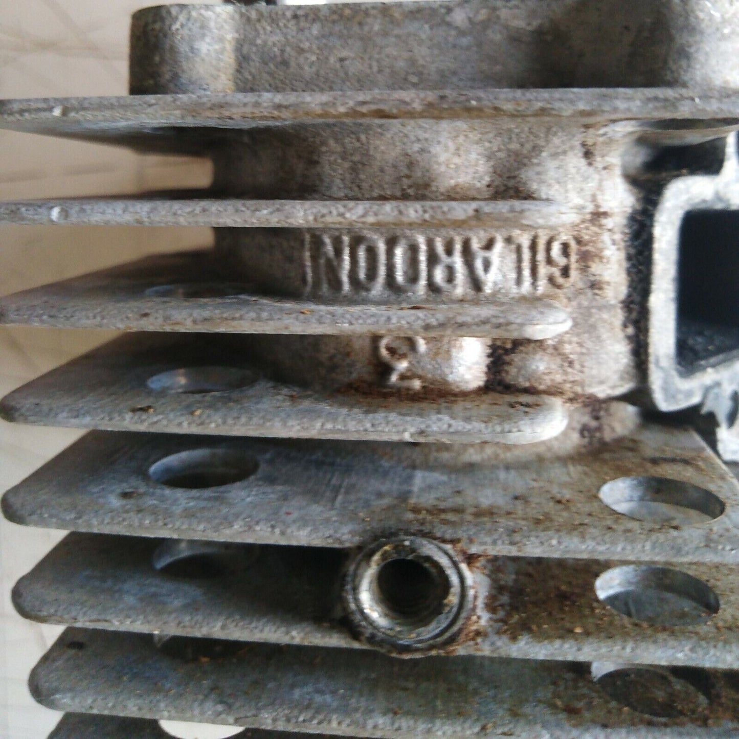 CILINDRO E PISTONE PER MOTOSEGA ALPINA CASTOR P34 TR350 PR350 d 38 ricambi usati
