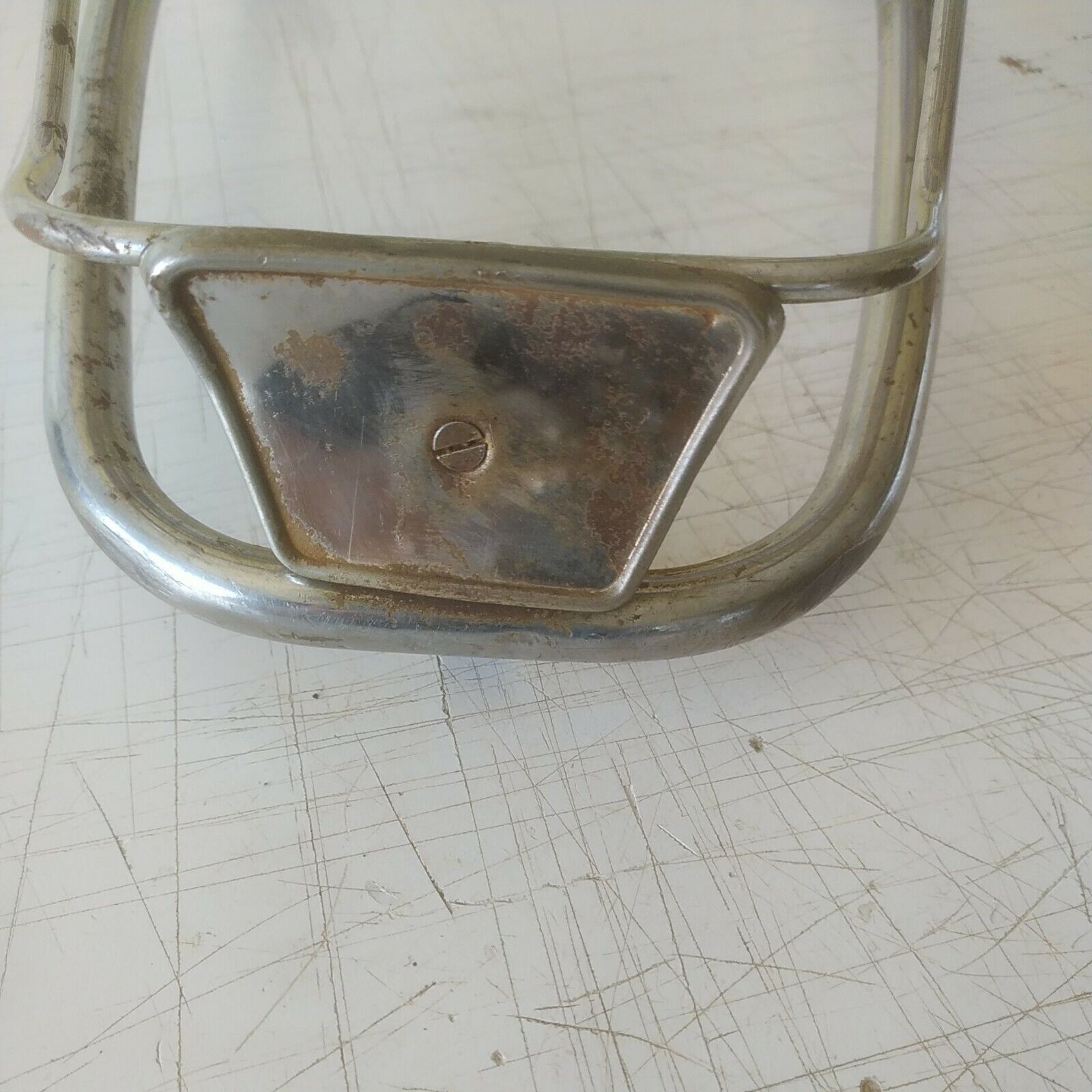 PARAURTI CROMATO PARAFANGO anteriore VESPA 50 90 125 ricambi usati