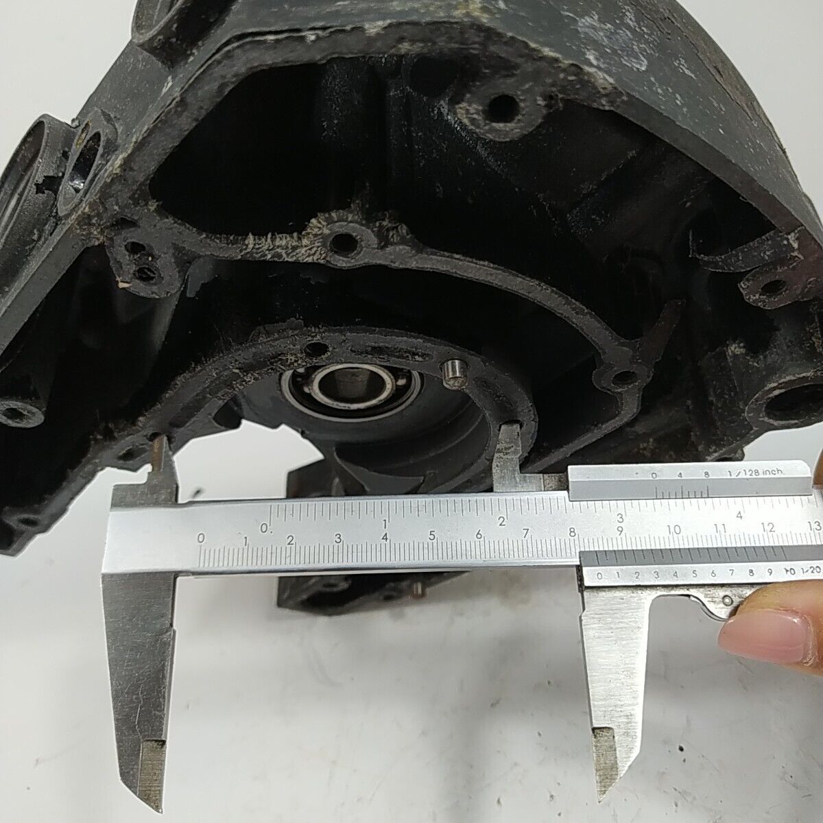 CARTER MOTORE lato sinistro VOLANO SX PER MOTOSEGA OPEM SUPER 157 ricambi usati