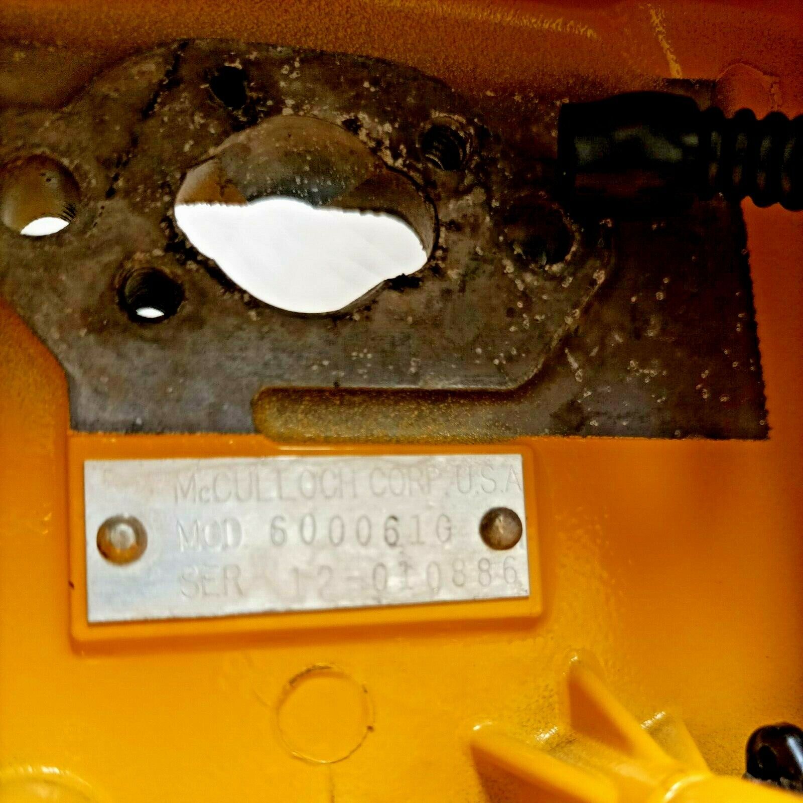 COPERCHIO basamento motore PER MOTOSEGA MCCULLOCH PRO MAC 700 ricambi usati