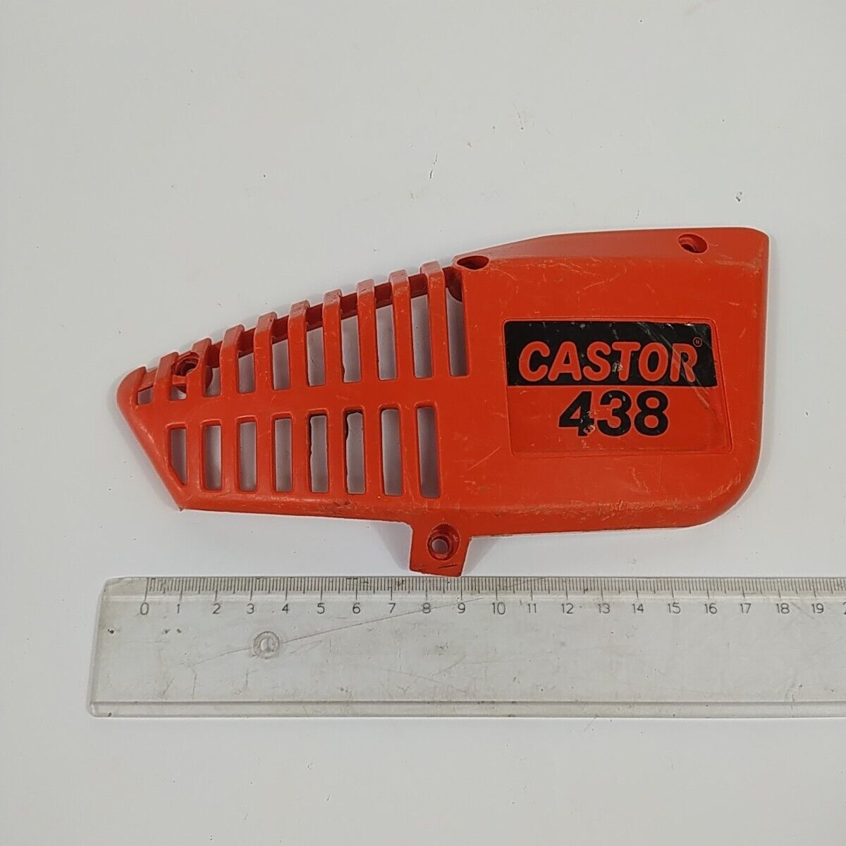 ricambi usati COPERCHIO COPRI FRIZIONE CATENA ORIGINALE PER MOTOSEGA CASTOR 438