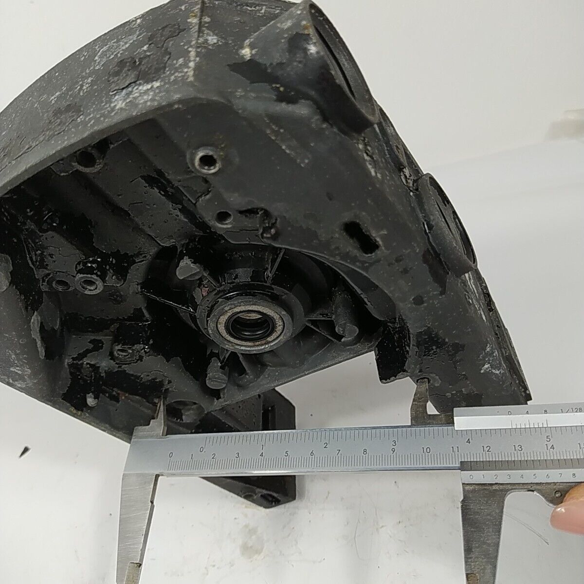 CARTER MOTORE lato sinistro VOLANO SX PER MOTOSEGA OPEM SUPER 157 ricambi usati