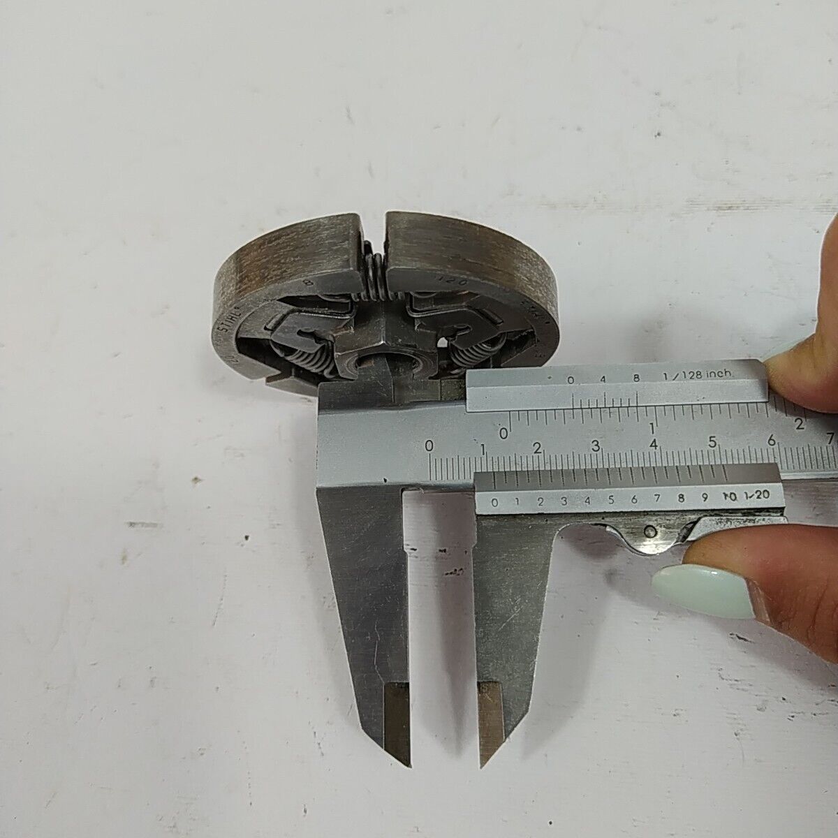 FRIZIONE completa PER MOTOSEGA STIHL 025 MS 170 014103 ORIGINALE ricambi usati