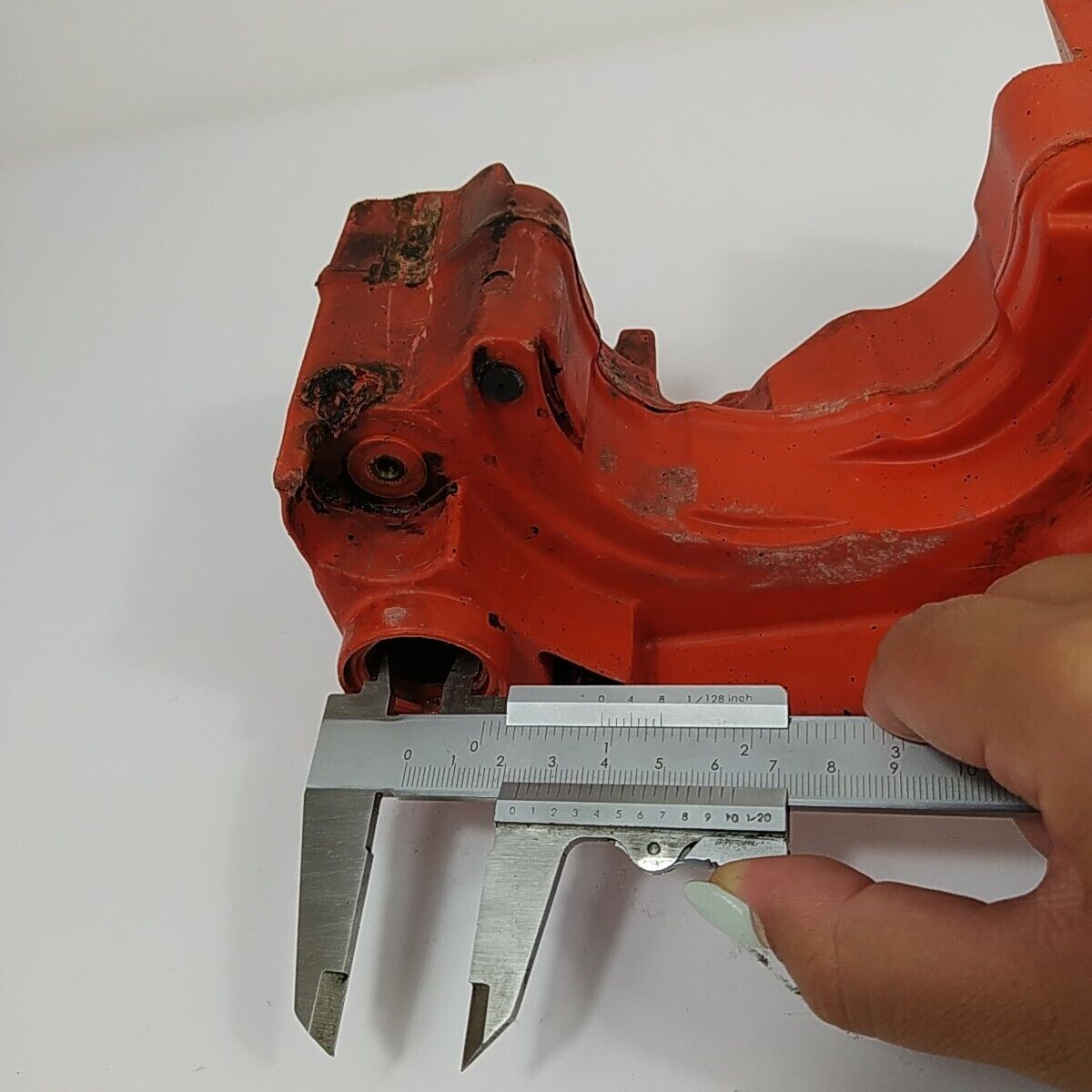 Ricambio usato per motosega DOLMAR 116 si IMPUGNATURA GAS e SERBATOIO CARBURANTE