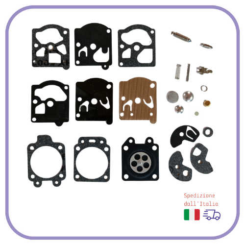 KIT MEMBRANE guarnizione per carburatore WALBRO WT WAT decespugliatore motosega