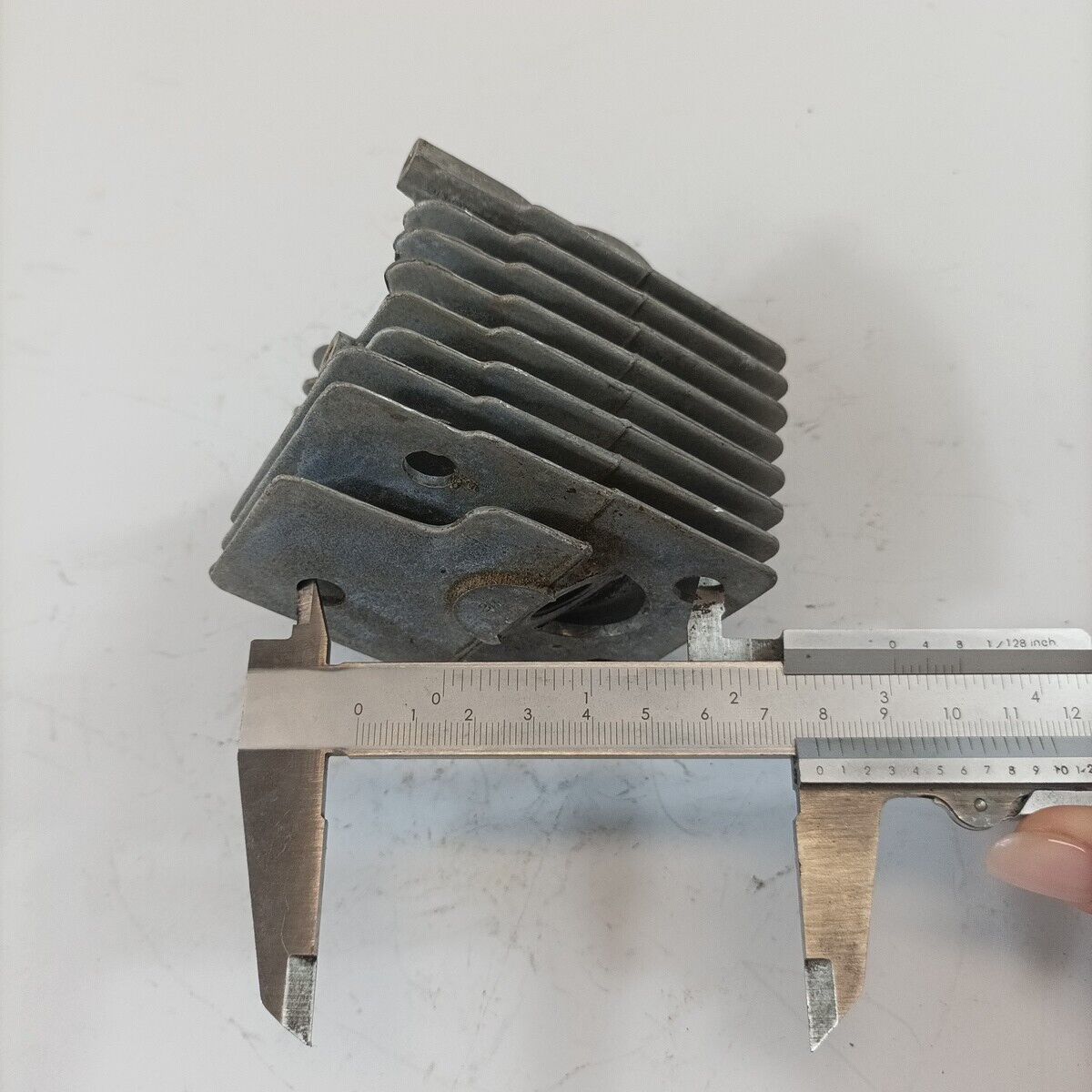 CILINDRO E PISTONE PER MOTOSEGA ALPINA CASTOR P34 TR350 PR350 d 38 ricambi usati