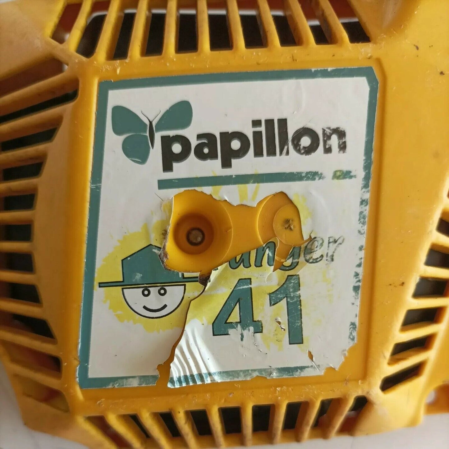 marmitta TERMINALE DI SCARICO PER MOTOSEGA PAPILLON RANGER 41 ricambi usati