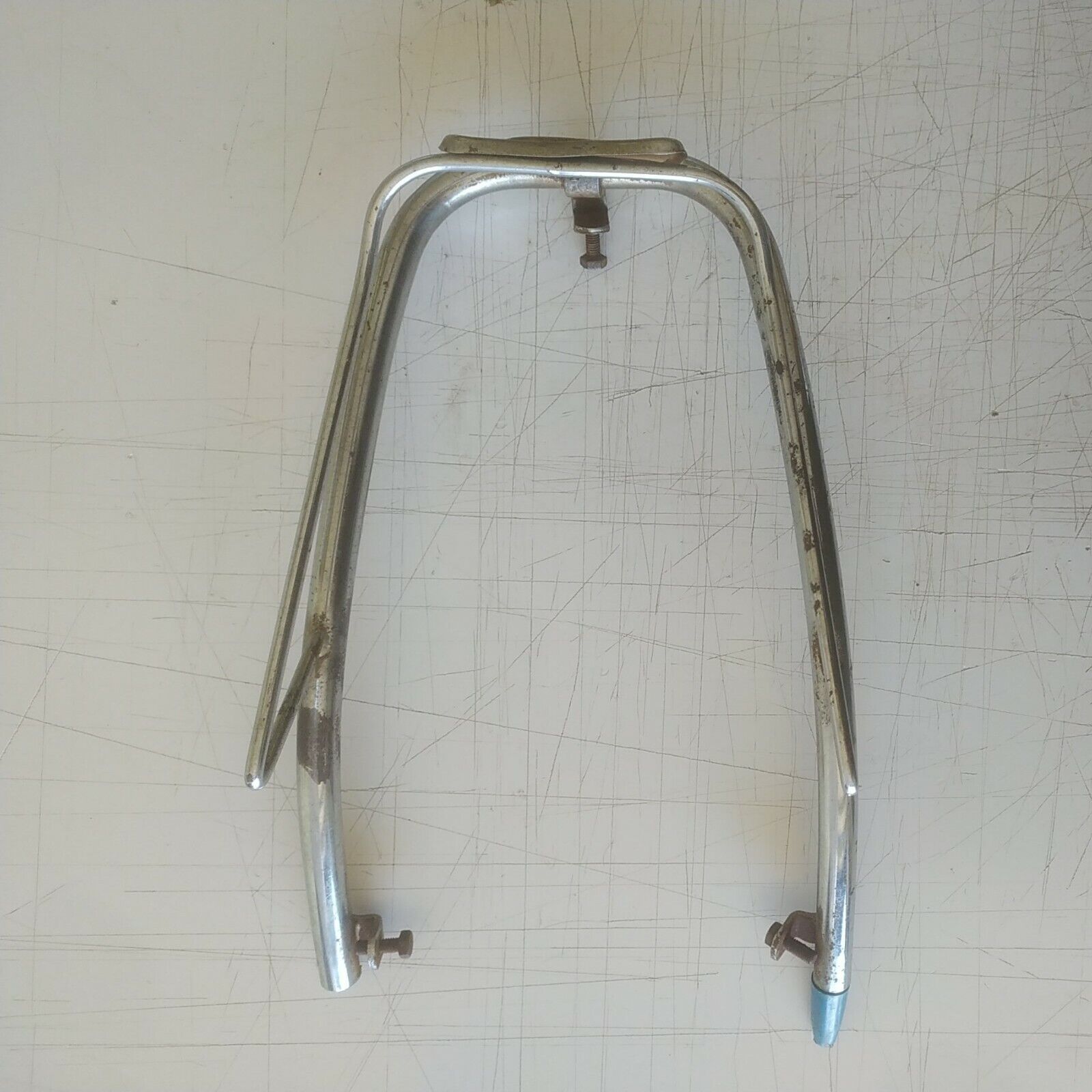 PARAURTI CROMATO PARAFANGO anteriore VESPA 50 90 125 ricambi usati
