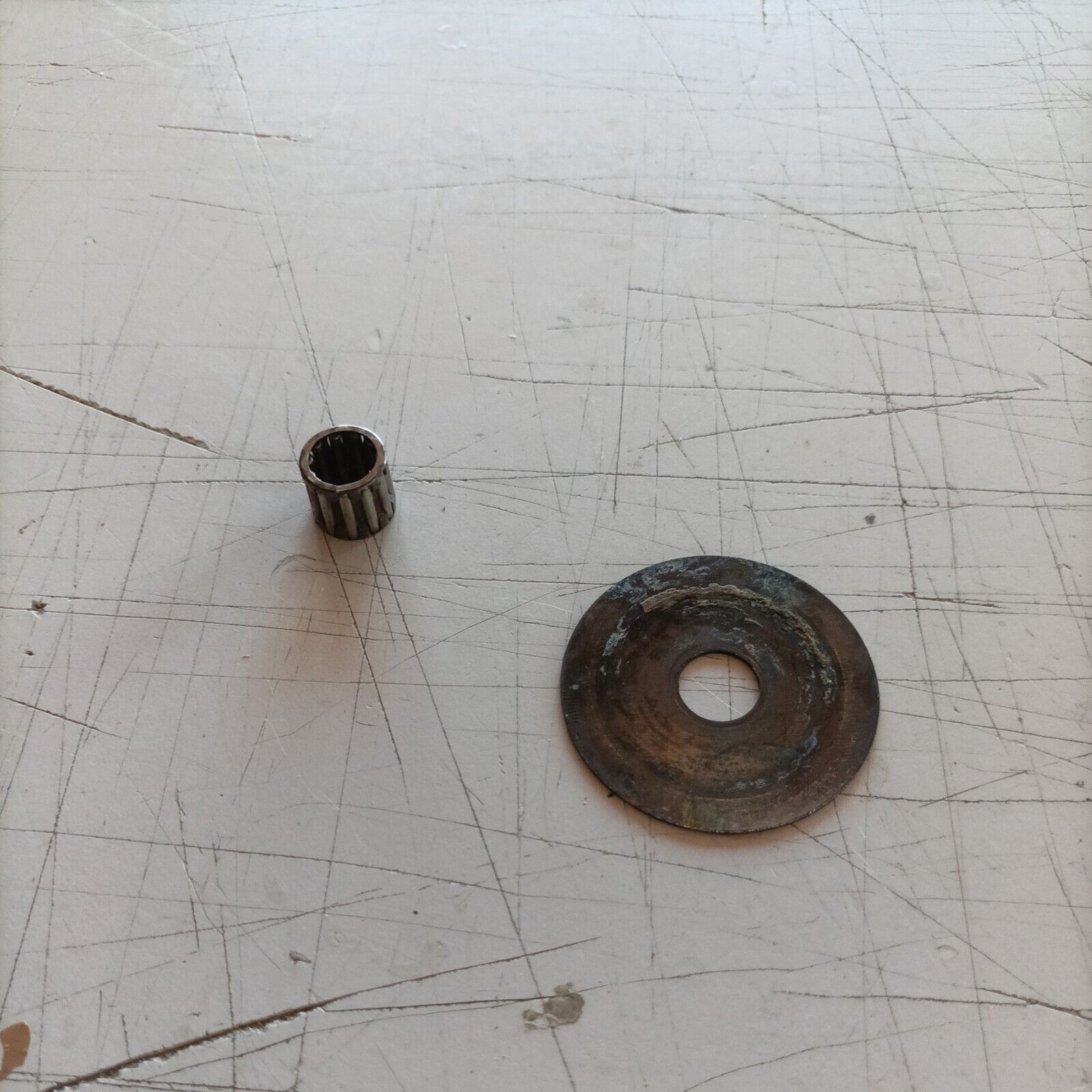 MOTOSEGA OLEO MAC 350 A SUPER CAMPANA E FRIZIONE COMPLETI ricambi usati