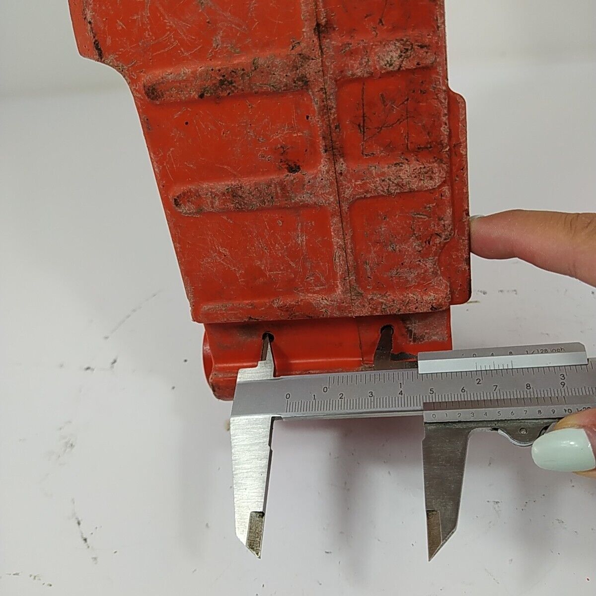 Ricambio usato per motosega DOLMAR 116 si IMPUGNATURA GAS e SERBATOIO CARBURANTE